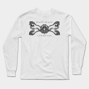 Show & Tell - Black and White Long Sleeve T-Shirt